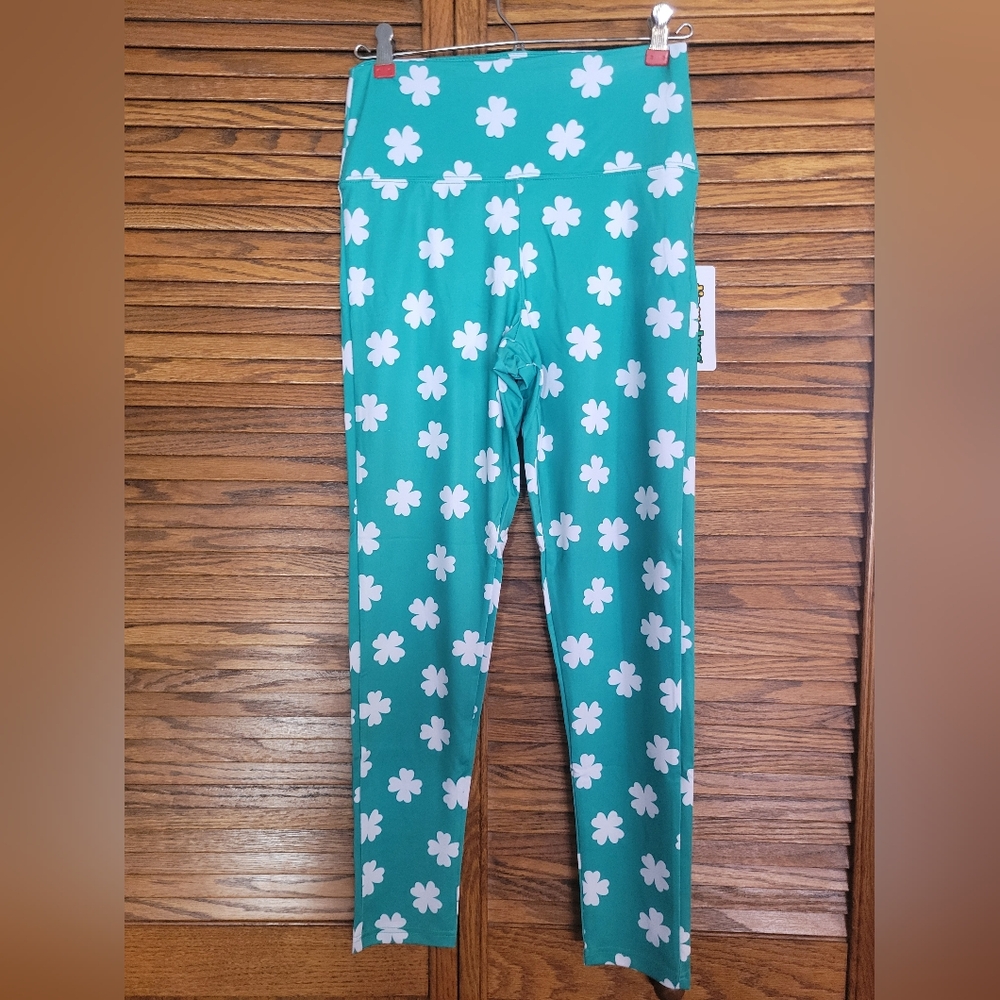Tipsy Elves NWT Womans Clover High Waisted Leggings Various Sizes